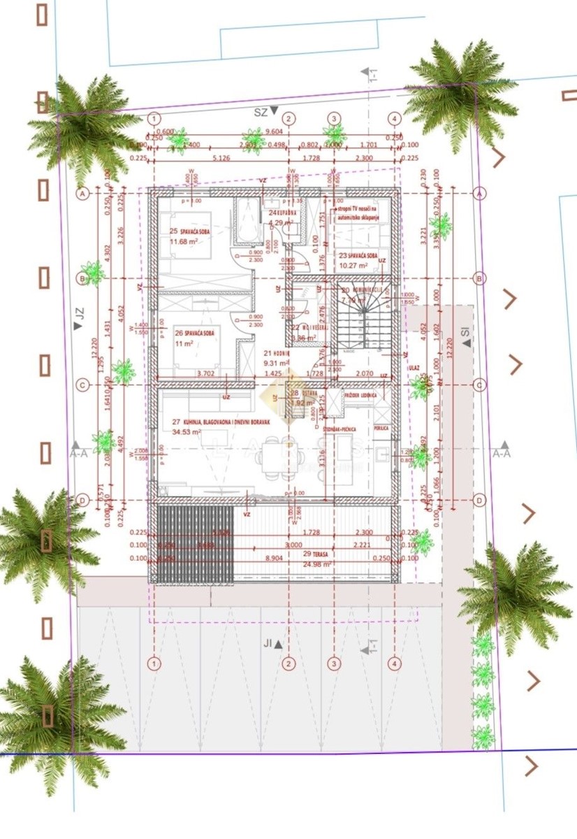 Appartamento Plovanija, Zadar, Put Plovanije, 109m2