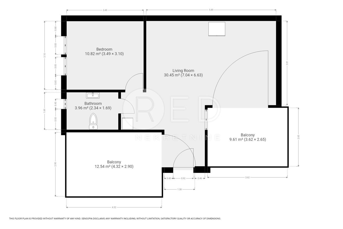 Appartamento Lanište, Novi Zagreb - Zapad, LANIŠTE, 73,60m2