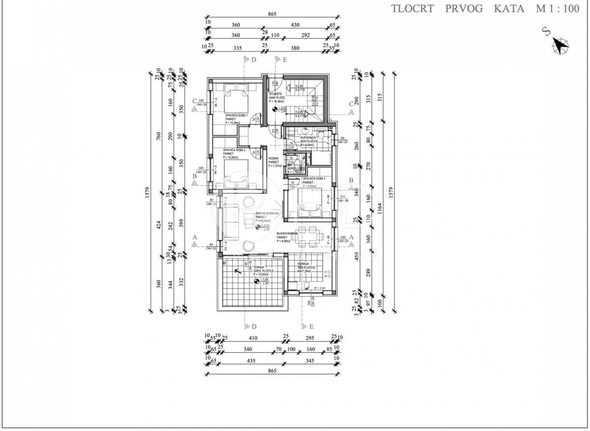 Appartamento Petrčane, Zadar - Okolica, 89m2