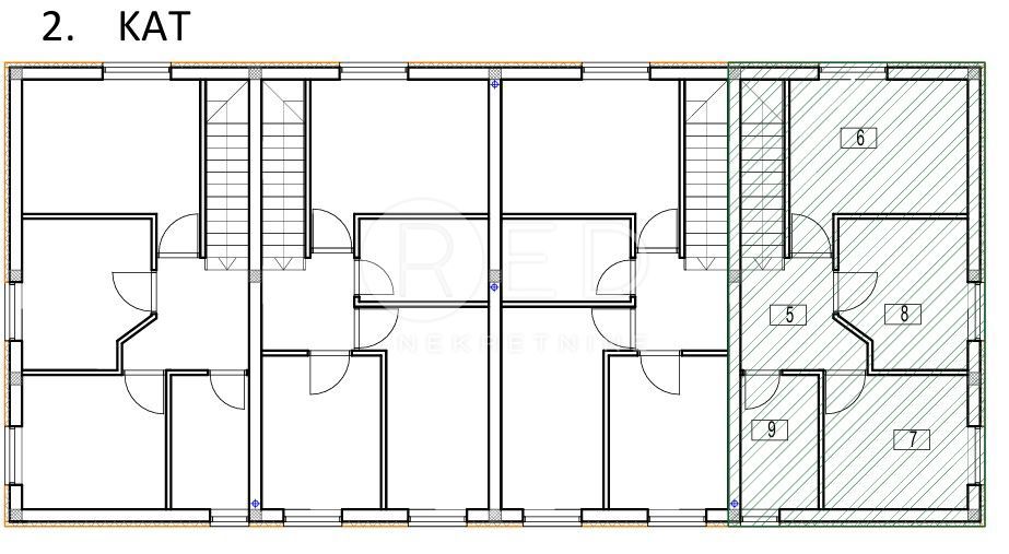 Appartamento Vrsi, 104m2