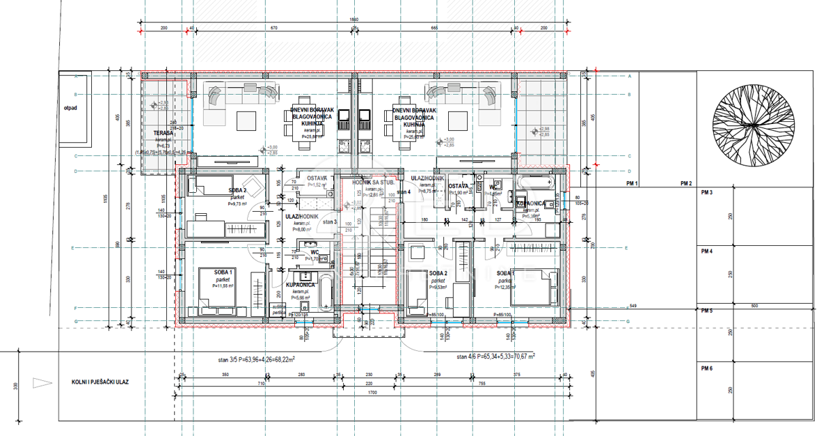 Appartamento Livada, Slavonski Brod, 71m2