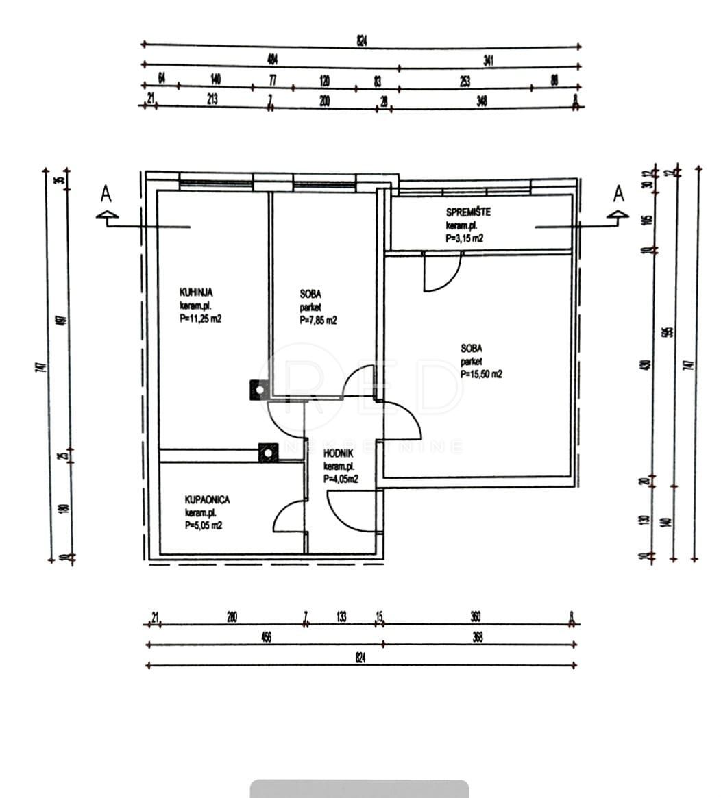 Appartamento Podbrežnica, Velika Gorica, Podbrežnica, Velika Gorica, Zagrebačka županija, 45,15m2