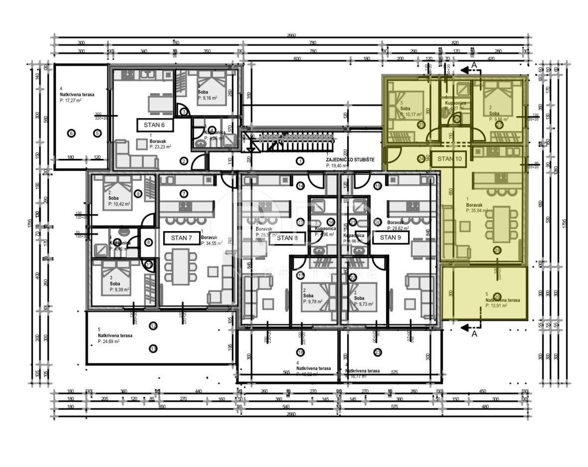 Appartamento Povljana, Ulica Stjepana Radića, 36,65m2