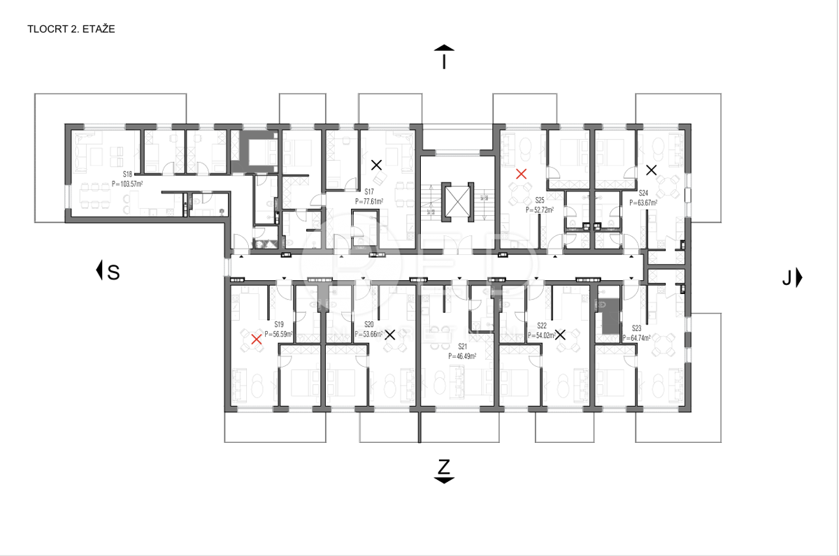 Appartamento Centar, Slavonski Brod, Josipa Jurja Strossmayera, 46m2