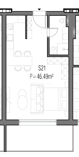 Appartamento Centar, Slavonski Brod, Josipa Jurja Strossmayera, 46m2