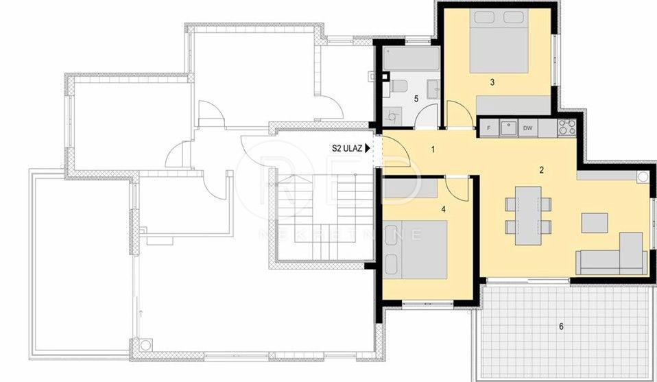 Appartamento Novalja, 63m2