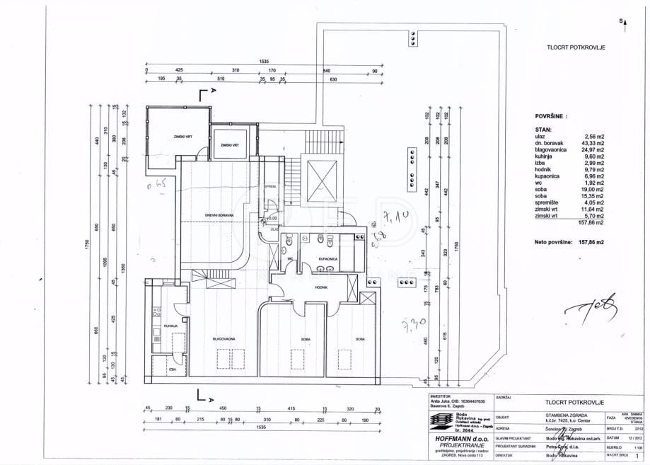Appartamento Donji grad, Donji Grad, Ulica Augusta Šenoe, 229m2