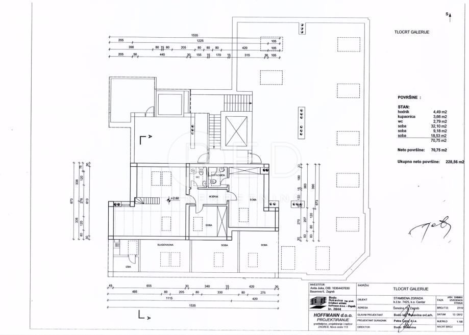 Appartamento Donji grad, Donji Grad, Ulica Augusta Šenoe, 229m2