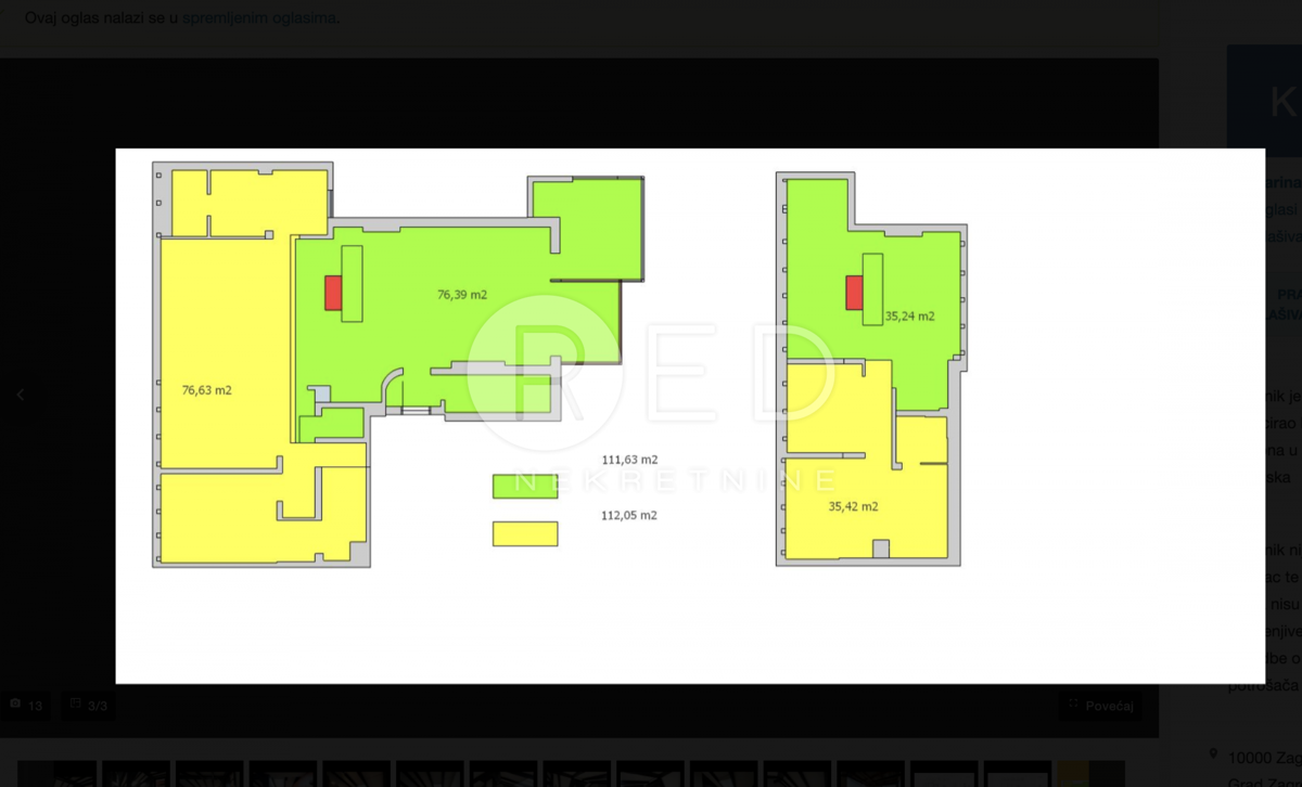 Appartamento Donji grad, Donji Grad, Ulica Augusta Šenoe, 229m2