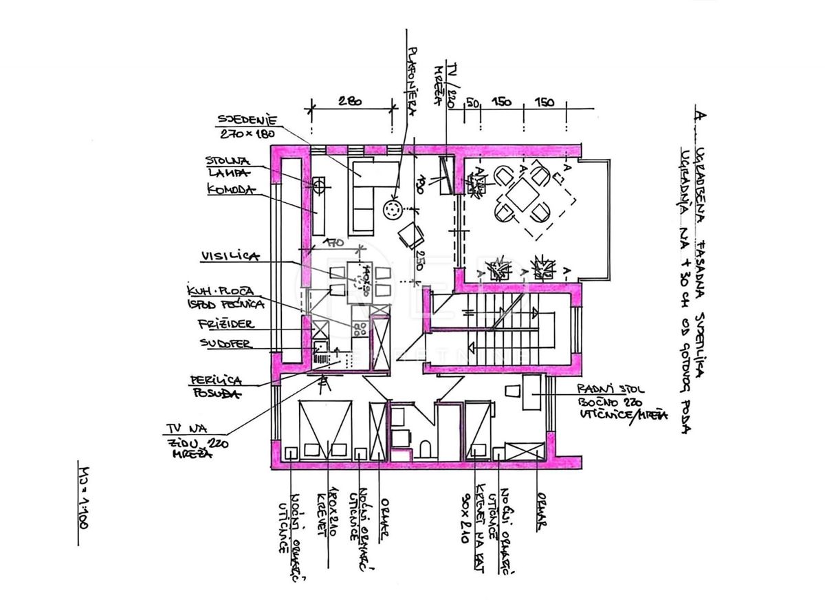 Appartamento Sesvete, 95m2