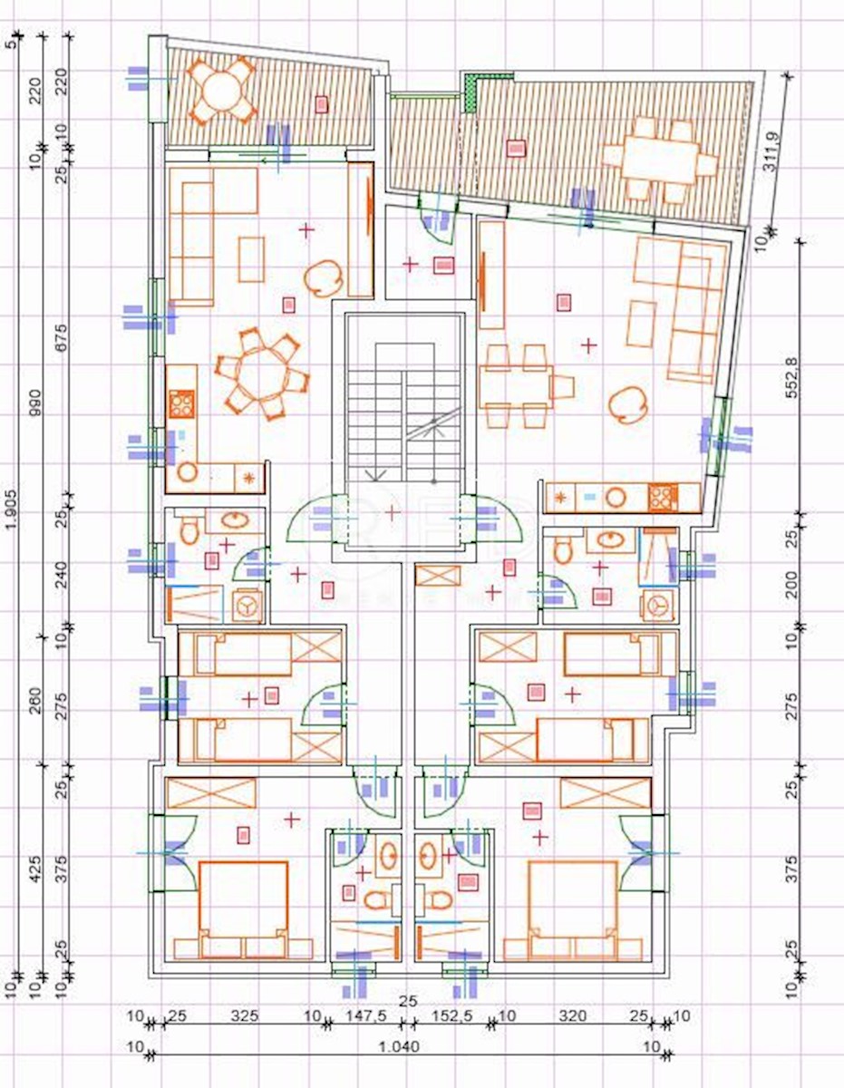 Appartamento Vinjerac, Posedarje, Nova cesta , 60,07m2