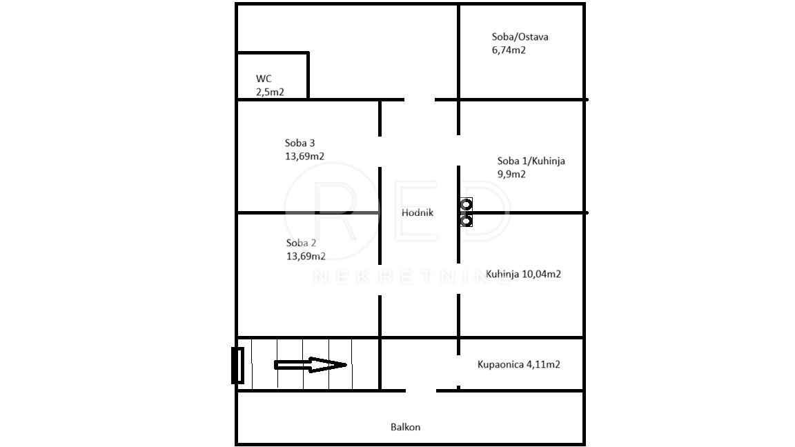 Appartamento Arslanovci, Požega, 153m2