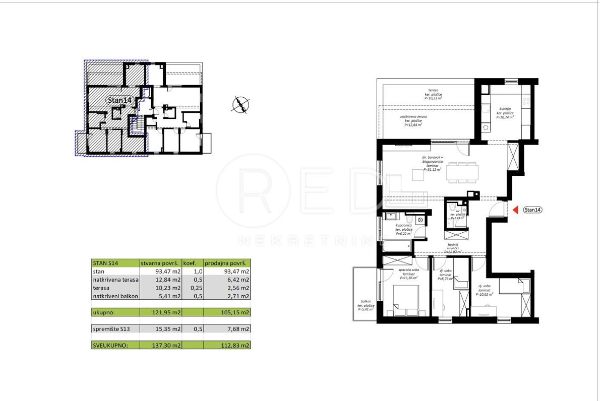 Appartamento Novi Marof, Toplička, 61,98m2