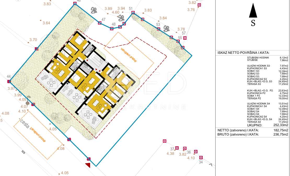 Appartamento Srima, Vodice, 90m2