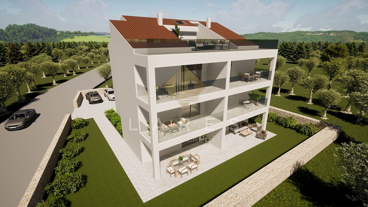 Appartamento Biograd na Moru, Bure Centar i Plodine, 81,51m2