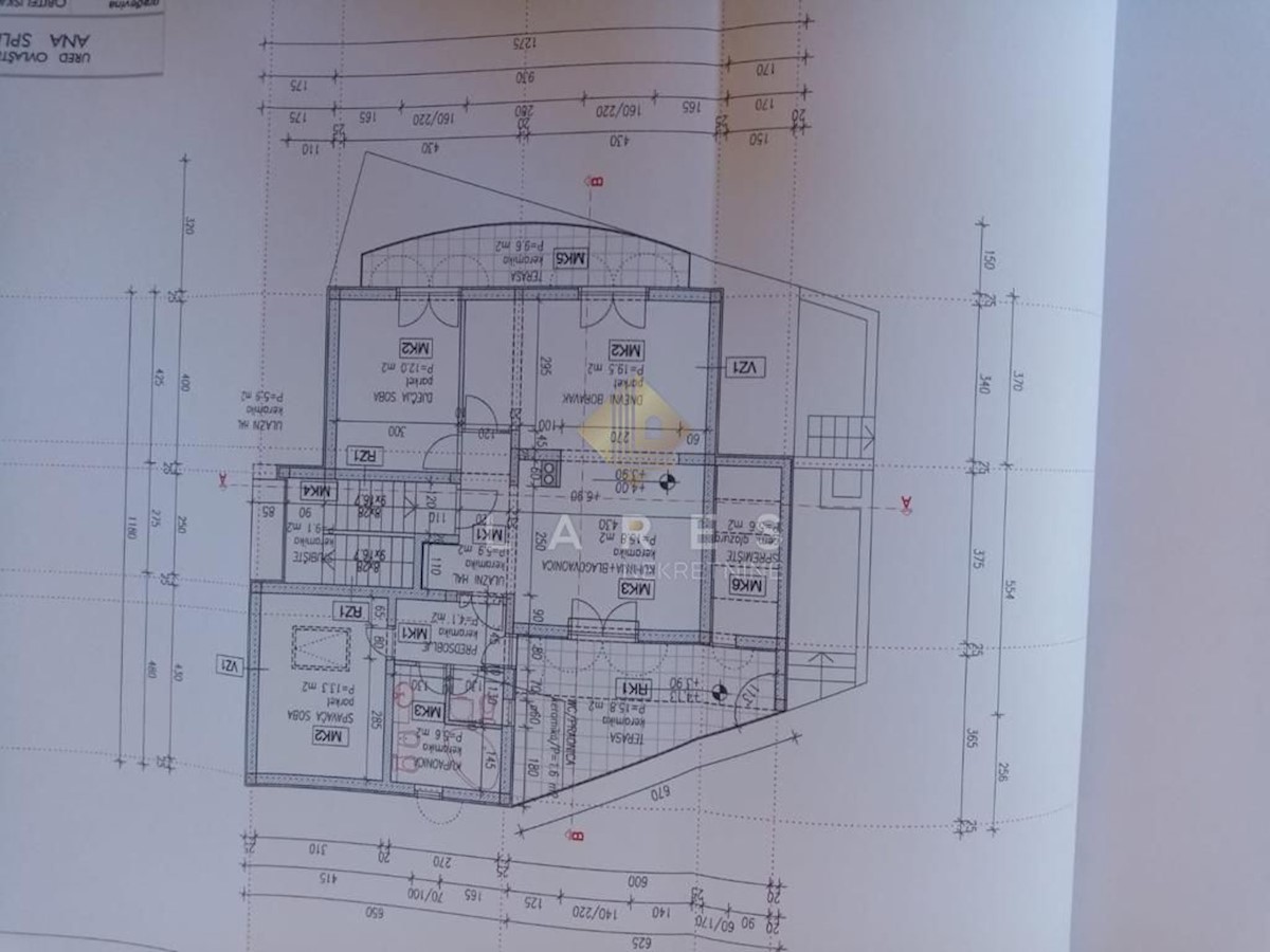 Terreno Maslenica, Jasenice, 640m2