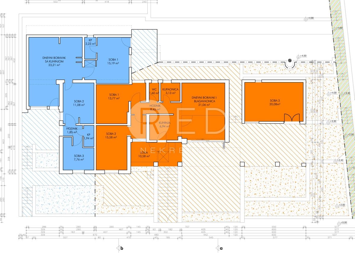 Appartamento Posedarje, Braće Dežmalj, 169m2