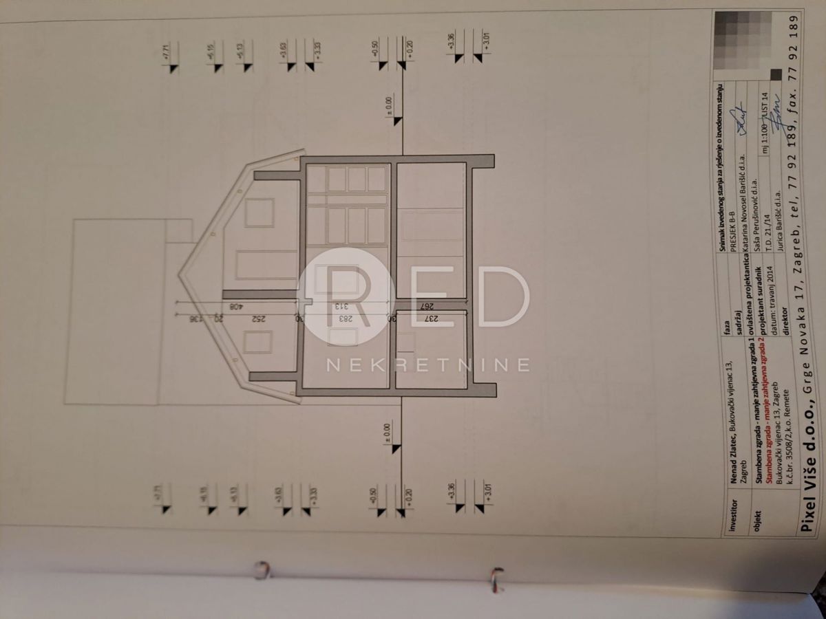 Casa Gornji Bukovac, Maksimir, Bukovački vijenac, 360m2