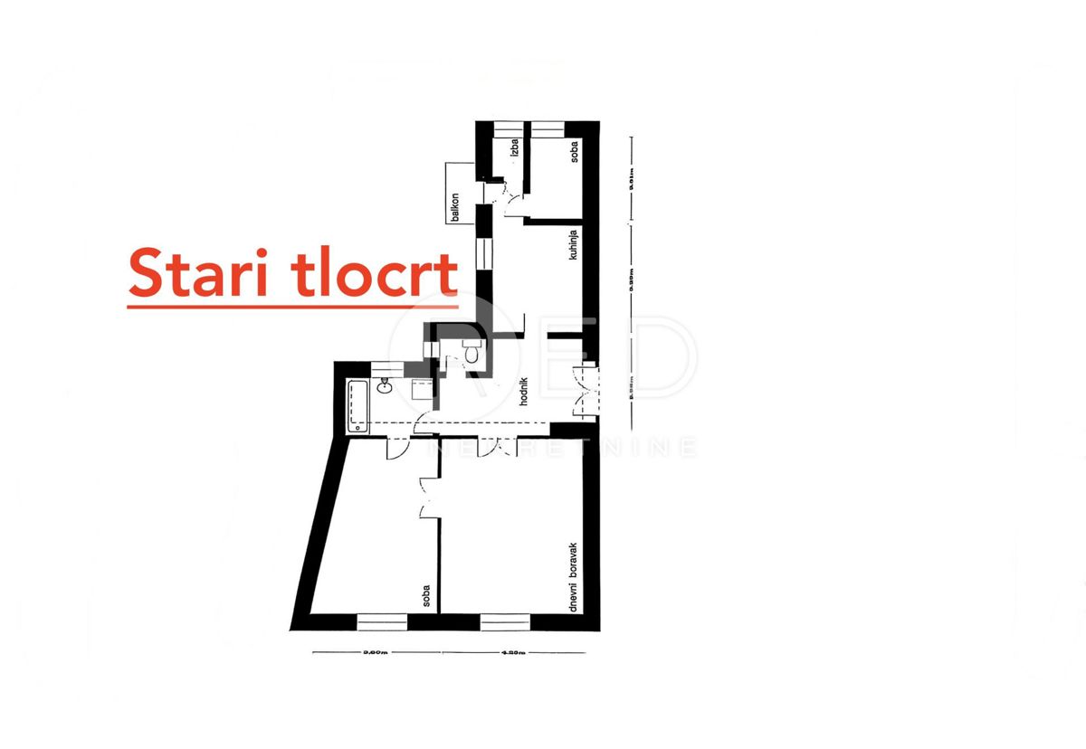 Appartamento Trešnjevka, Trešnjevka - Sjever, Tratinska ulica 13, 80m2