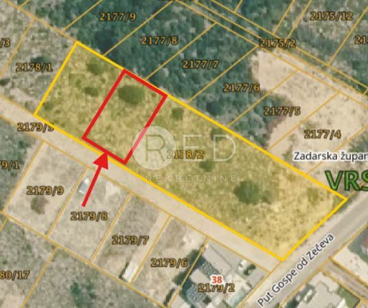 Terreno Mulo, Vrsi, 500m2