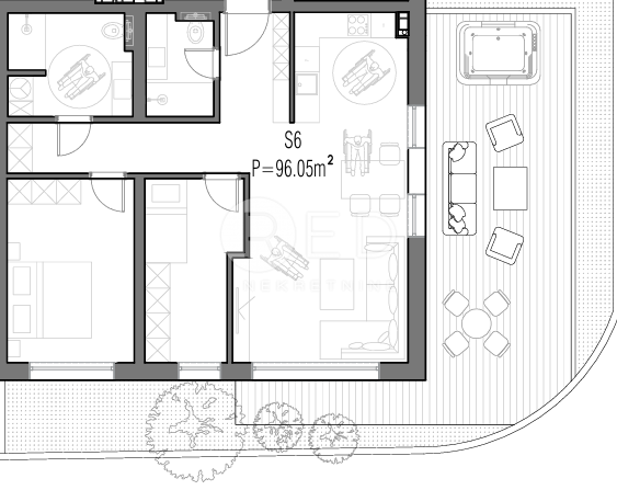 Appartamento Centar, Slavonski Brod, Ulica Josipa Jurja Strossmayera, 96m2