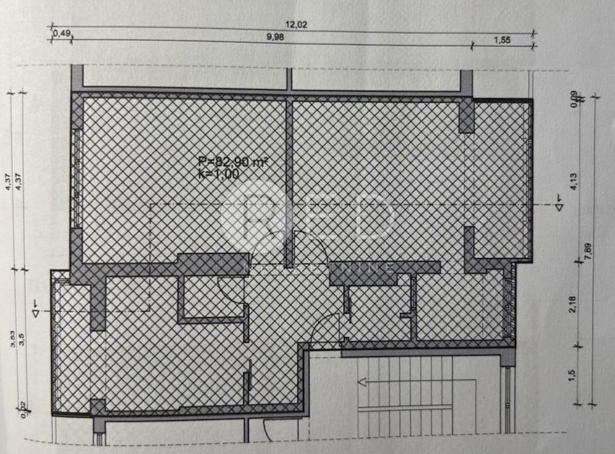 Appartamento Volovčica, Peščenica - Žitnjak, Borongajska cesta , 68,75m2