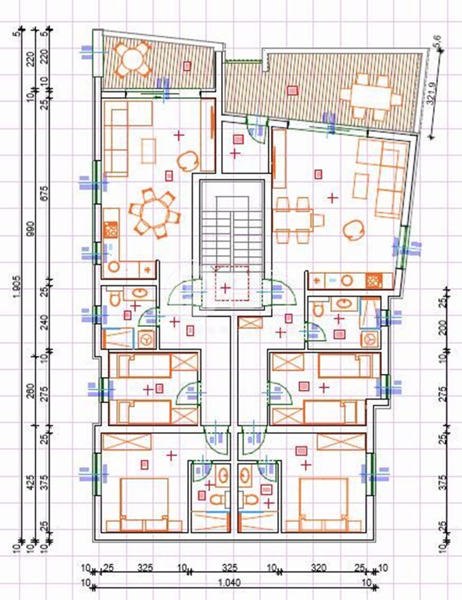 Appartamento Vinjerac, Posedarje, Nova cesta , 60,07m2