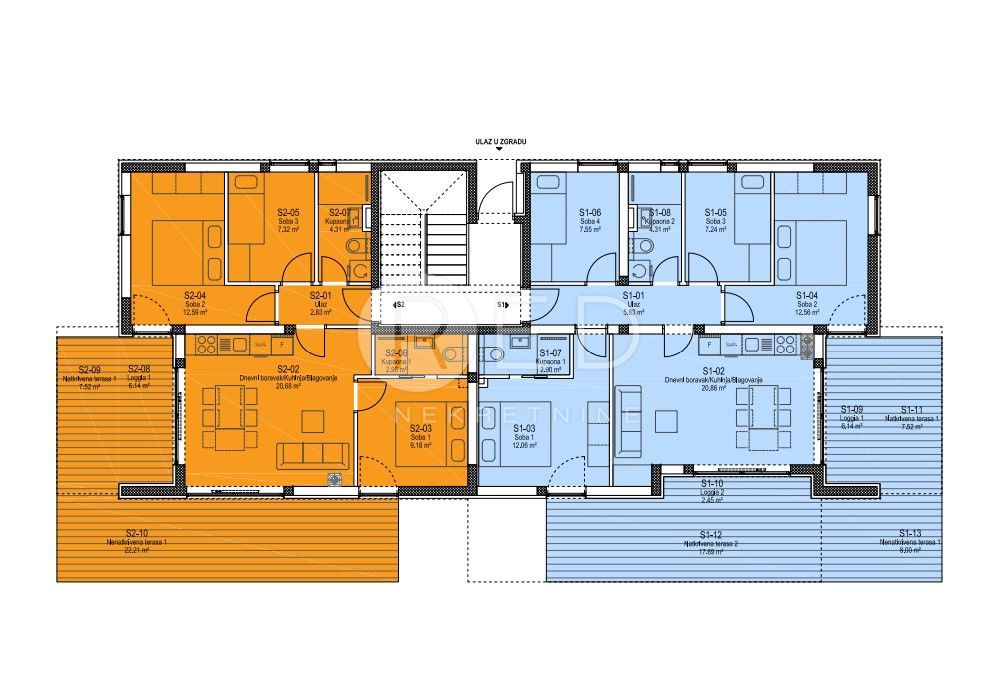 Appartamento Novalja, 117m2