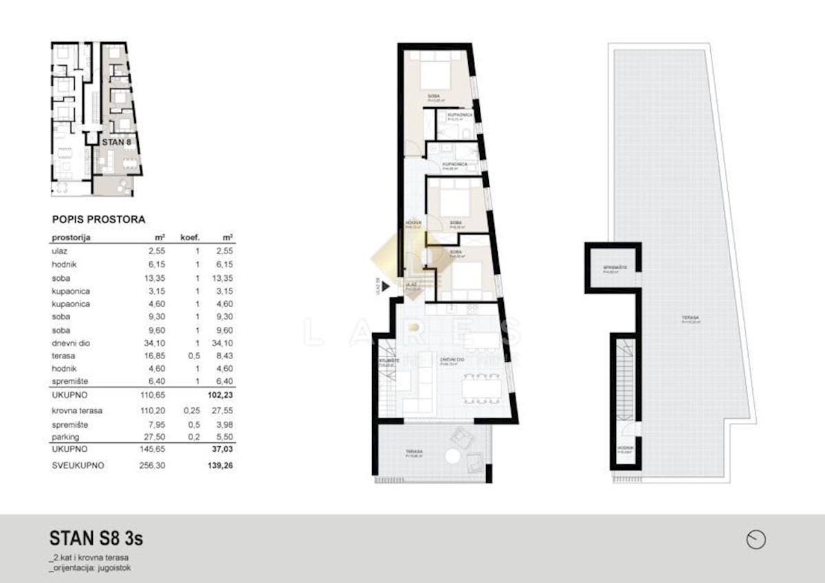 Appartamento Diklo, Zadar, Diklovac, 139m2