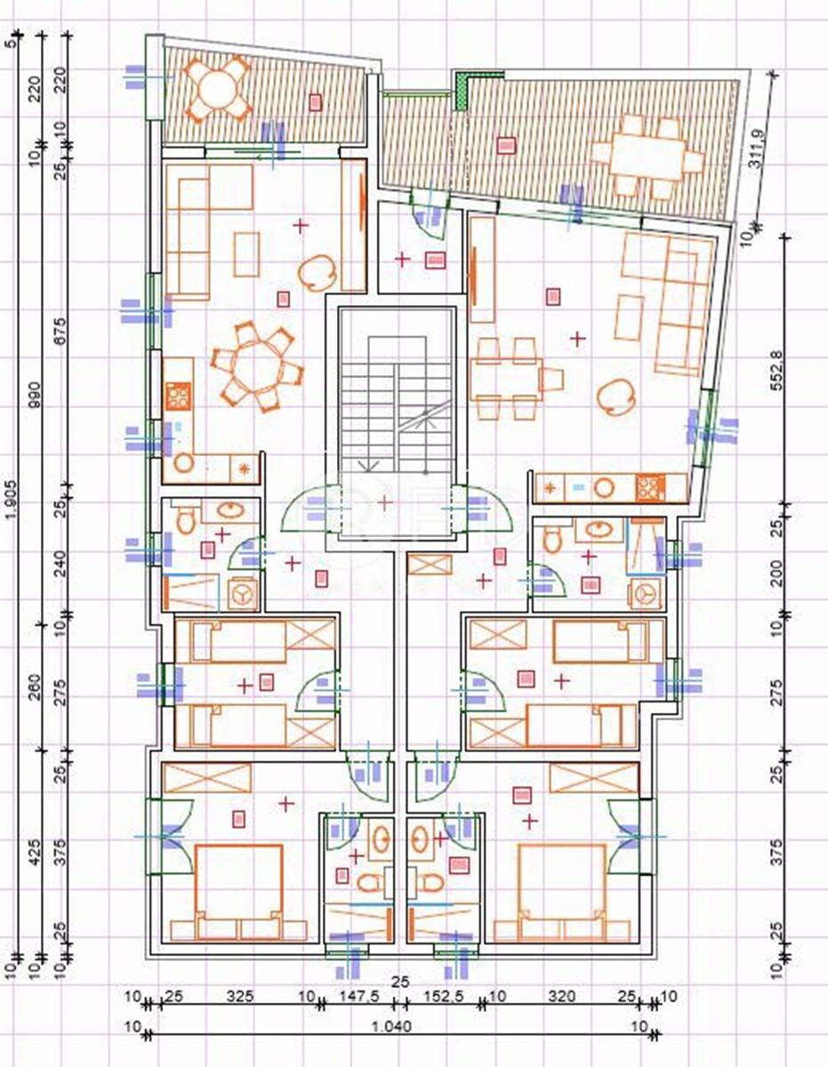 Appartamento Vinjerac, Posedarje, Nova cesta , 60,07m2