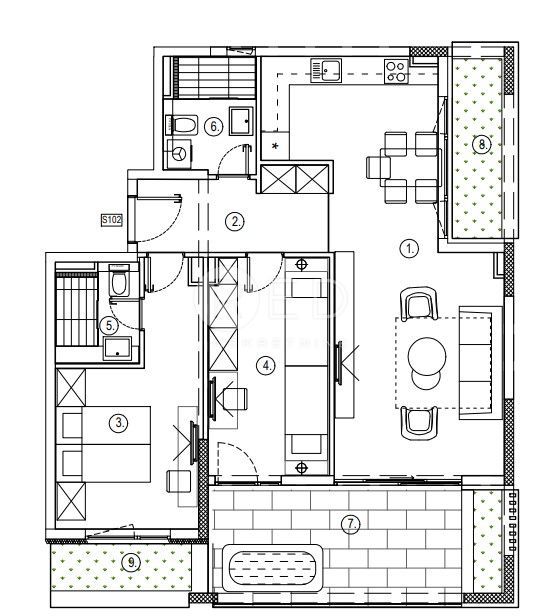 Appartamento Sukošan, 59m2