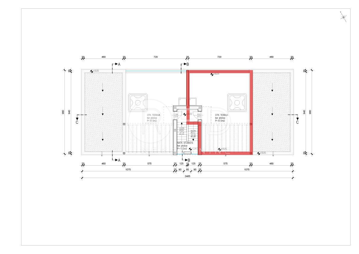 Appartamento Sabunike, Privlaka, 75m2
