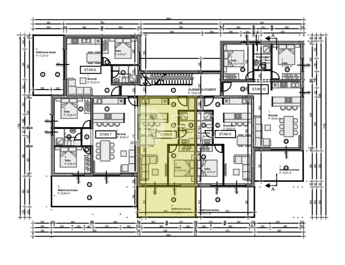 Appartamento Povljana, Ulica Stjepana Radića, 36,65m2