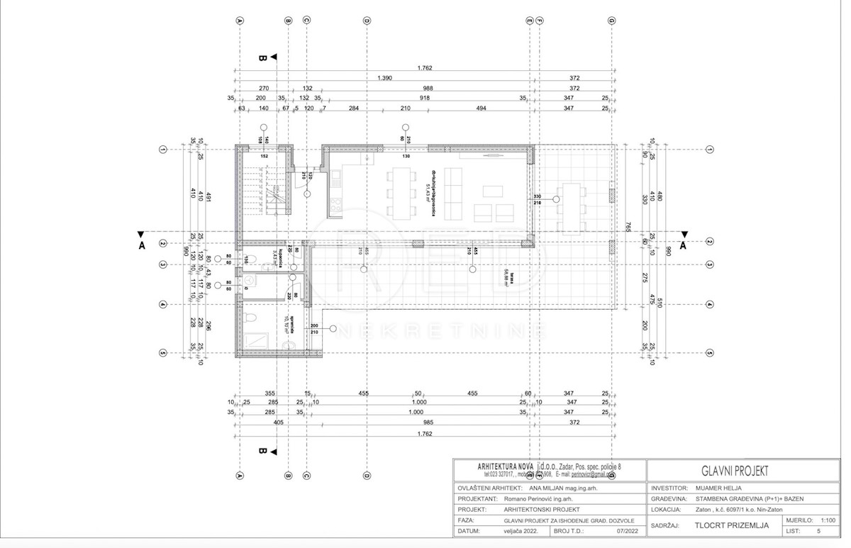 Casa Zaton, Nin, Zadarska cesta , 230m2