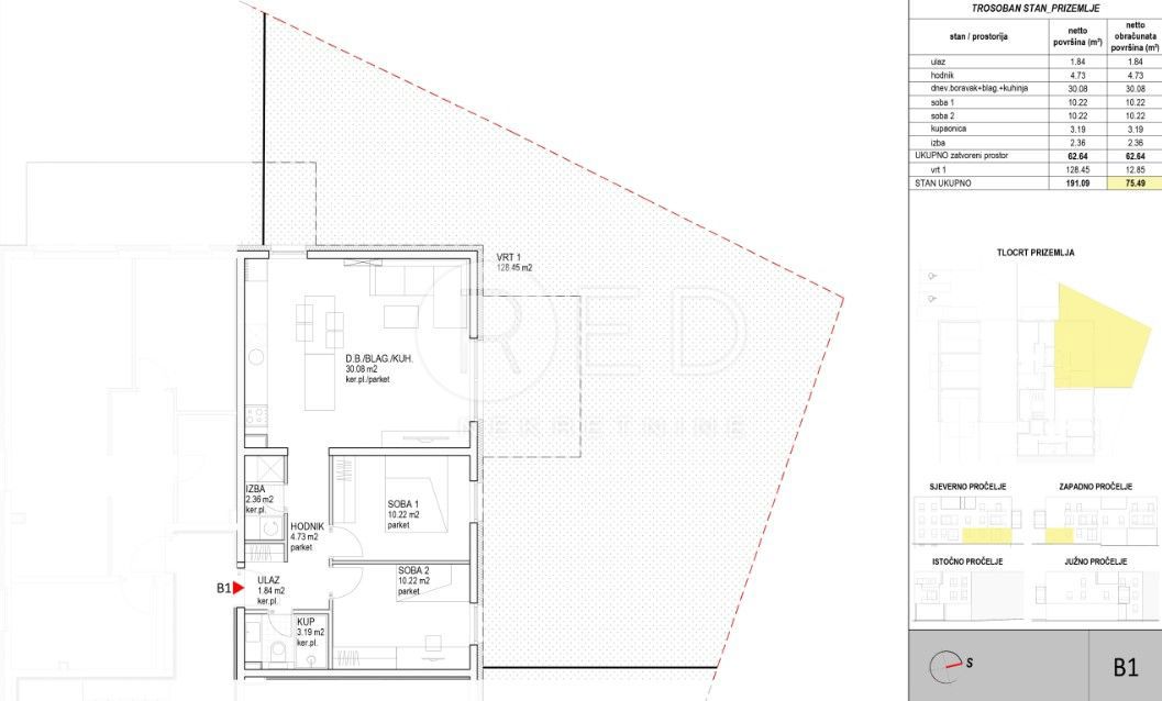 Appartamento Jačkovina, Podsused - Vrapče, 46,84m2