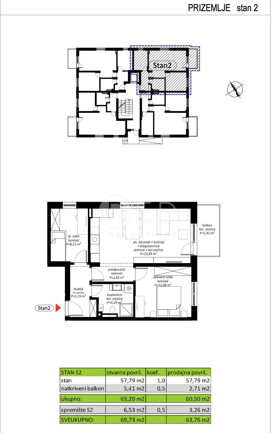 Appartamento Novi Marof, Toplička, 61,98m2