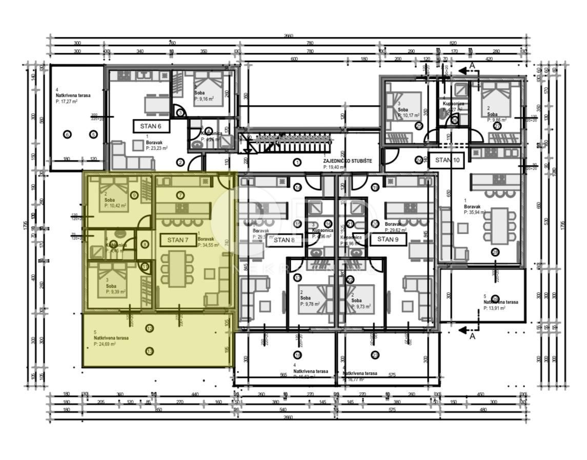 Appartamento Povljana, Ulica Stjepana Radića, 36,65m2