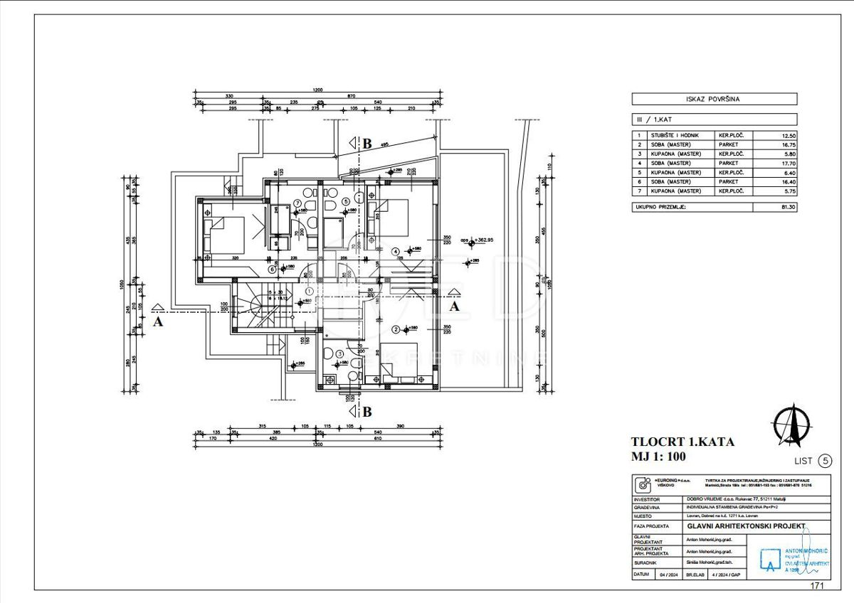 Casa Lovran, Dobreć, Opatija - Okolica, Primorsko-goranska županija, 310m2