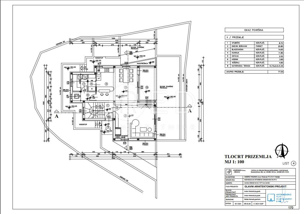Casa Lovran, Dobreć, Opatija - Okolica, Primorsko-goranska županija, 310m2