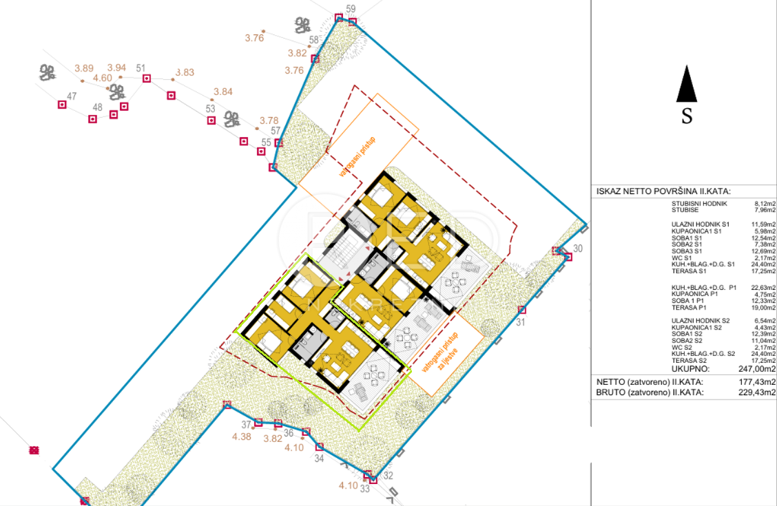 Appartamento Srima, Vodice, 77m2