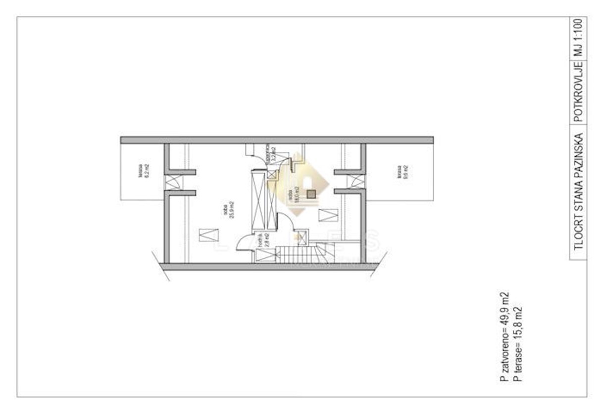 Appartamento Trešnjevka, Trešnjevka - Sjever, Pazinska, 107m2