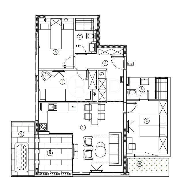 Appartamento Sukošan, 59m2