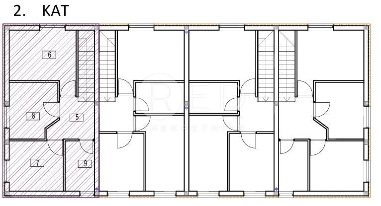 Appartamento Vrsi, 104m2