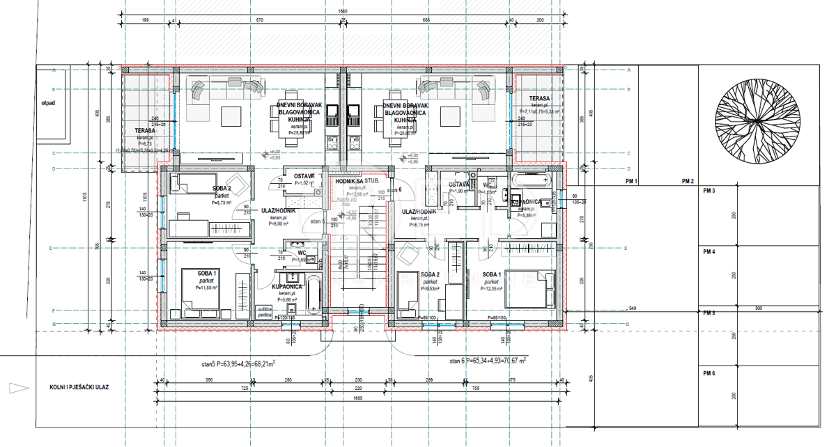 Appartamento Livada, Slavonski Brod, 72m2