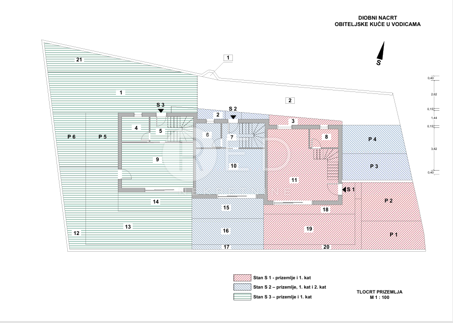 Appartamento Vodice, Blata, 115m2