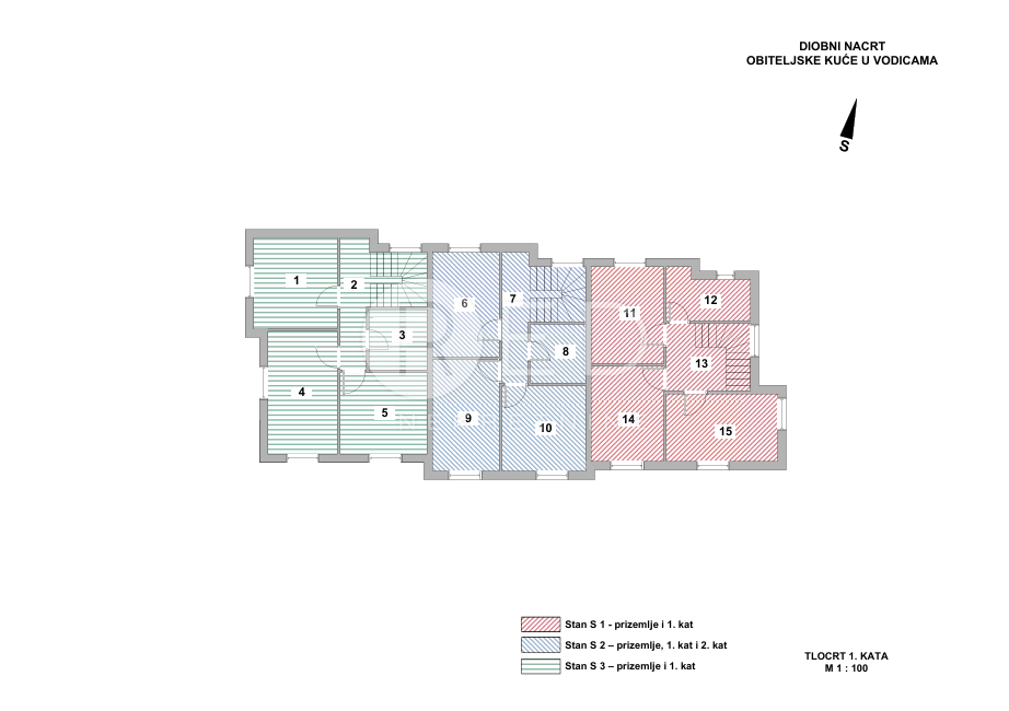 Appartamento Vodice, Blata, 115m2