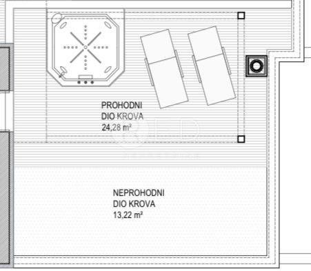 Appartamento Sukošan, 7. domobranske pukovnije HV, 57,77m2