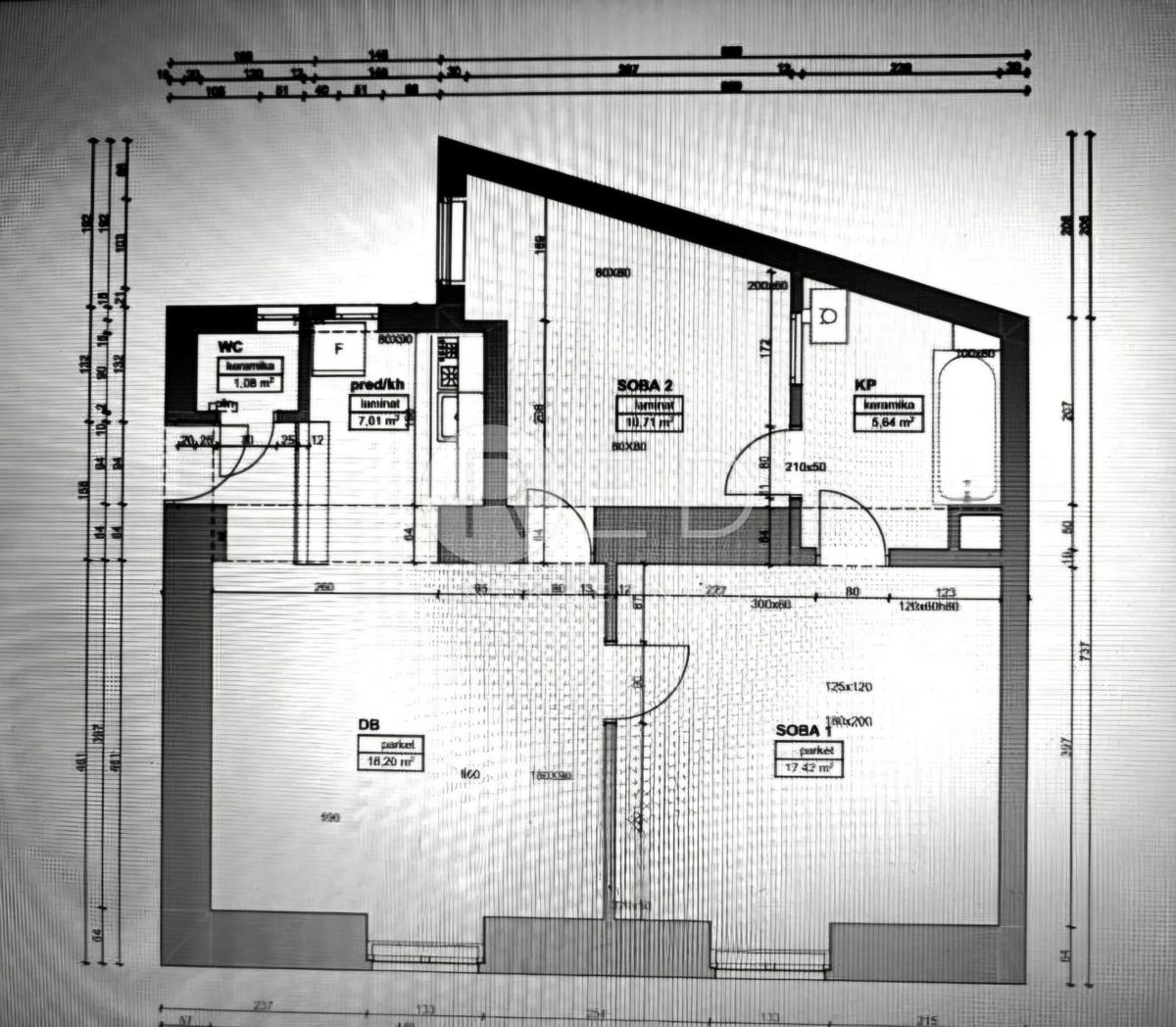 Appartamento Donji grad, Donji Grad, CENTAR, 59,15m2
