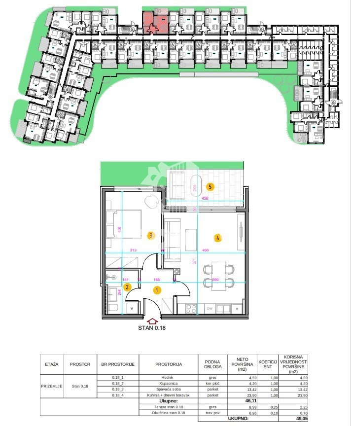 Appartamento di qualità con giardino in un nuovo edificio a Umag - Umago
