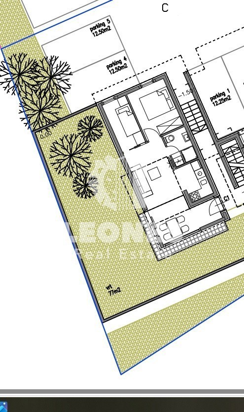 Appartamento al piano terra con ampio giardino a 300 metri dal mare a Lovrečica